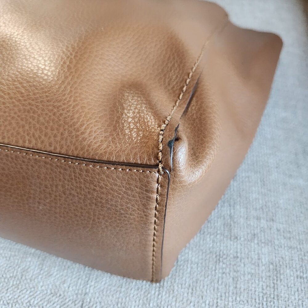 Classic! COACH pebble leather lightweight Derby tote bag F58660 - Picture 4 of 10